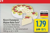 Allgäuer Rahm Torte Angebote von Käserei Champignon bei diska Hof für 1,79 €