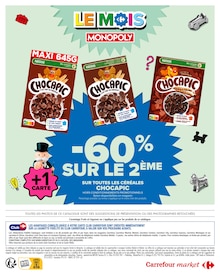 Prospectus Carrefour Market à Tressaint, "LE MOIS MONOPOLY", 61 pages de promos valables du 23/09/2025 au 05/10/2025
