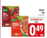 Fix im EDEKA Prospekt Fix von Knorr im aktuellen EDEKA Prospekt für 0,49 €