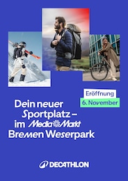 Decathlon Prospekt für Stuhr: "Dein neuer Sportplatz", 1 Seite, 06.11.2026 - 07.11.2026