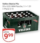 Aktuelle Veltins Angebote bei GLOBUS in Krefeld Aktuelles Steinie Pils Angebot bei GLOBUS in Krefeld ab 9,99 €
