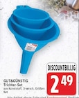 Trichter-Set von Gut&Günstig für 2,49 € bei E center im Angebot Trichter-Set von Gut&Günstig im aktuellen E center Prospekt