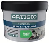 Peinture murs et plafonds blanc satin - ARTISIO - Gedimat à Lorient Peinture murs et plafonds blanc satin - ARTISIO en promo chez Gedimat Lorient à 35,95 €