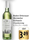 Glühwein Chardonnay Angebote von Baden Ortenauer Weinkeller bei EDEKA Aschaffenburg für 3,49 €