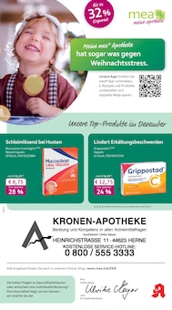 Aktueller mea - meine apotheke Prospekt "Unsere Dezember-Angebote" Seite 1 von 4 Seiten für Datteln
