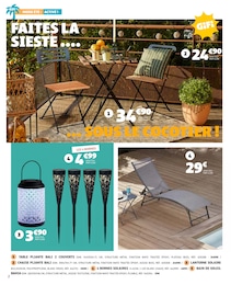 Offre Table Pliante dans le catalogue Gifi du moment à la page 2