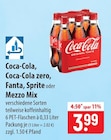 Aktuelles Coca-Cola, Coca-Cola zero, Fanta, Sprite oder Mezzo Mix Angebot bei famila Nordost in Stralsund ab 3,99 €
