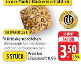 Kürbiskernbrötchen Angebote bei E center Offenburg für 3,50 €
