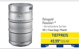 Fassbier Angebote von Felsgold bei METRO Erfurt für 59,49 €