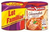 Le Cassoulet mitonné Lot Familial - William Saurin dans le catalogue Intermarché