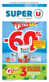 Prospectus Supermarchés Super U en cours à Lannilis et alentours, "Super U", 28 pages, 03/03/2026 - 15/03/2026 Catalogue Supermarchés Super U en cours à Lannilis et alentours, "Super U", 28 pages, 03/03/2026 - 15/03/2026