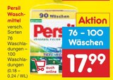 Waschmittel im Angebot bei Netto Marken-Discount in Falkensee Waschmittel Angebote von Persil bei Netto Marken-Discount Falkensee für 17,99 €