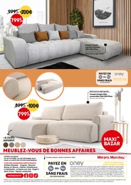 Offre Canapé D'angle dans le catalogue Maxi Bazar du moment à la page 8