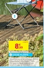 Chaise pliante - Intermarché Super à Bordeaux Chaise pliante en promo chez Intermarché Super Bordeaux à 8,99 €