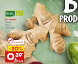 Bio Ingwer im Angebot bei Netto Marken-Discount in Recklinghausen Bio Ingwer Angebote von BioBio bei Netto Marken-Discount Recklinghausen für 0,39 €