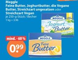 Butter im V-Markt Prospekt Feine Butter von Meggle im aktuellen V-Markt Prospekt für 0,99 €