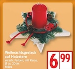 Weihnachtsgesteck auf Holzstern bei EDEKA im Neuenhagen Prospekt für 6,99 €