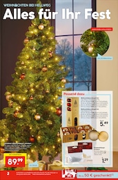 Weihnachtsbaum (künstlich) Angebot im aktuellen Hellweg Prospekt auf Seite 2