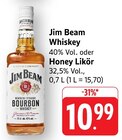 Whiskey Angebote von Jim Beam bei E center Bensheim für 10,99 €