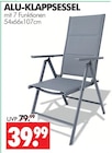 ALU-KLAPPSESSEL bei Wreesmann im Leuna Prospekt für 39,99 €