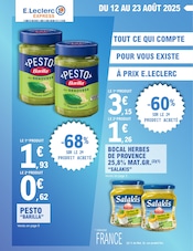 Catalogue Supermarchés E.Leclerc en cours à Sérifontaine et alentours, "TOUT CE QUI COMPTE POUR VOUS EXISTE À PRIX E.LECLERC", 12 pages, 12/08/2025 - 23/08/2025