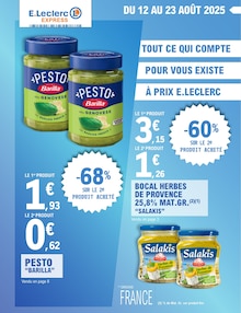 Prospectus E.Leclerc en cours, "TOUT CE QUI COMPTE POUR VOUS EXISTE À PRIX E.LECLERC", page 1 sur 12