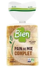 Pain de mie complet - Bien dans le catalogue NaturéO