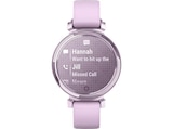 Lily 2 Smartwatch Eloxiertes Aluminium Silikon, 14 mm, Flieder im MediaMarkt Saturn Prospekt Lily 2 Smartwatch Eloxiertes Aluminium Silikon, 14 mm, Flieder von GARMIN im aktuellen MediaMarkt Saturn Prospekt für 239,99 €