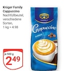 Cappuccino im Angebot bei GLOBUS in Erftstadt Cappuccino Angebote von Krüger Family bei GLOBUS Erftstadt für 2,49 €