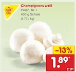 Champignons weiß Angebot in Eisenberg Champignons weiß im aktuellen Prospekt bei Netto Marken-Discount in Eisenberg