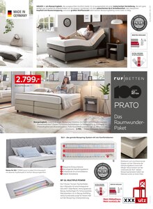 Boxspringbett im XXXLutz Möbelhäuser Prospekt "Das Beste im Leben" mit 8 Seiten (Hamburg)