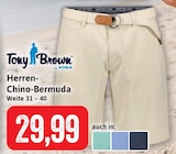 Herren-Chino-Bermuda im Angebot bei Kaufhaus Stolz in Schwerin Herren-Chino-Bermuda Angebote von Tony Brown by Stolz bei Kaufhaus Stolz Schwerin für 29,99 €