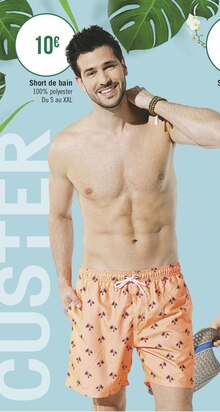 Short de bain - Géant Casino à Boulogne-Billancourt Short de bain en promo chez Géant Casino Boulogne-Billancourt à 10,00 €