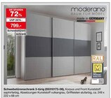 Aktuelles Schwebetürenschrank 3-türig Angebot bei Möbelzentrum Pforzheim in Heilbronn ab 799,00 €