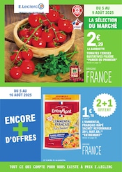 Catalogue Supermarchés E.Leclerc en cours à Baudre et alentours, "TOUT CE QUI COMPTE POUR VOUS EXISTE À PRIX E.LECLERC", 32 pages, 05/08/2025 - 16/08/2025