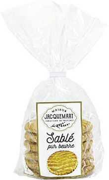 Sablé - Maison Jacquemart dans le catalogue Géant Casino Sablé pur beurre - Maison Jacquemart à 1,65 € en promo chez Géant Casino