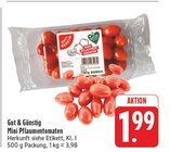 Aktuelle Tomaten Angebote bei E center in Nürnberg Aktuelles Mini Pflaumentomaten Angebot bei E center in Nürnberg ab 1,99 €