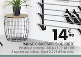 Range-chaussures de porte en promo chez La Foir’Fouille La Rochelle à 14,99 €