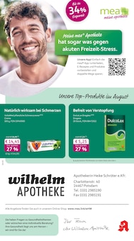 Aktueller mea - meine apotheke Prospekt "Unsere August-Angebote" für Potsdam Aktueller mea - meine apotheke Prospekt für Potsdam mit Seiten