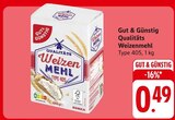 Qualitäts Weizenmehl Angebote von Gut & Günstig bei EDEKA Pforzheim für 0,49 €