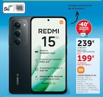 Redmi 15 5G - Xiaomi en promo chez Super U Montélimar à 199,00 €