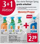 Bad- oder Glas- oder Küchenreiniger oder Antibakteriell Spray von Meister Proper im aktuellen Rossmann Prospekt