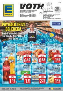 Cola im EDEKA Prospekt "Aktuelle Angebote" mit 28 Seiten (Lemgo)