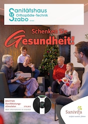 Aktueller Sanitätshaus Szabo GmbH Prospekt mit Massagegerät, "Schenken Sie Gesundheit!", Seite 1