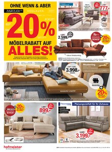 Ecksofa im hofmeister Prospekt "MACH DEIN ZUHAUSE TRAUMHAFT SCHÖN" mit 12 Seiten (Stuttgart)