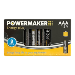 8er-Pack AAA Batterien