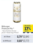 Premium Pils Angebote von Bitburger bei Metro Löhne für 0,77 €