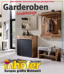 Möbel Inhofer Prospekt für Senden mit 12 Seiten Möbel Inhofer Prospekt für Senden: "Garderoben Sonderbeilage", 12 Seiten, 07.06.2022 - 28.06.2022