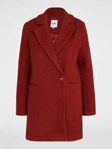 La Halle Vaujours - manteau uni boutonné Promo manteau uni boutonné dans le catalogue La Halle "Hiver 2020" à Vaujours