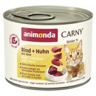 Animonda Cat Dose Carny Senior Rind & Huhn & Käse 200 g im Angebot bei Zookauf in Hannover Animonda Cat Dose Carny Senior Rind & Huhn & Käse 200 g Angebote von Animonda bei Zookauf Hannover für 1,19 €